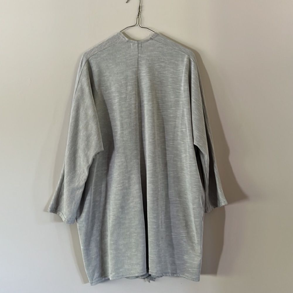 DONNI. Ribbed Sweater Coat One Size - Picture 5 of 5